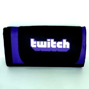Twitch Logo Picnic Blanket Black Purple Folds For Easy Carry New LOT OF 2